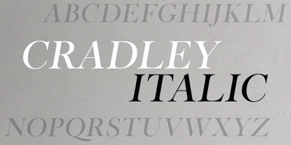 Cradley Font Poster 12