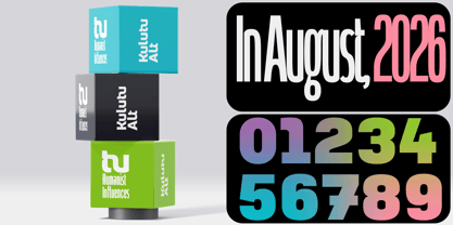 Kulutu Alt Variable Font Poster 7