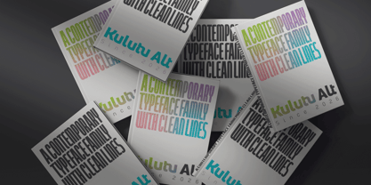 Kulutu Alt Variable Font Poster 13
