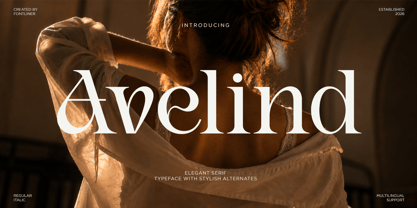 Avelind Font Poster 1