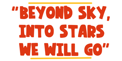 Hey Bold Comic Font Poster 2