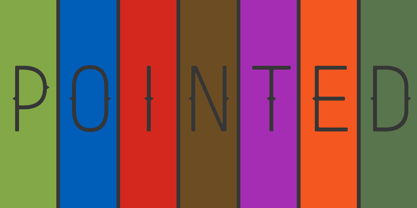 Points Font Poster 8