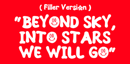 Retro Smile Font Poster 2
