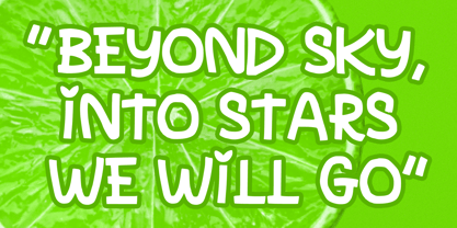 Fresh Fruit Font Poster 2