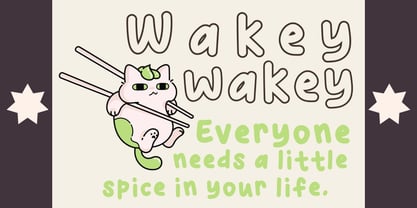 Wasabi Bubble Font Poster 5