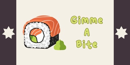 Wasabi Bubble Font Poster 6