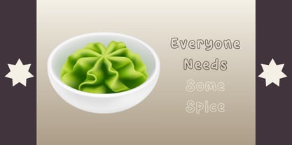 Wasabi Bubble Font Poster 3