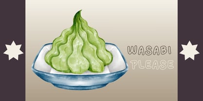 Wasabi Bubble Font Poster 4