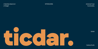 Ticdar Font Poster 1