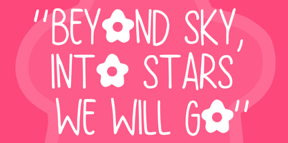 Blooming Sakura Font Poster 2