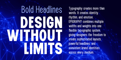 Epigraphy Font Poster 2