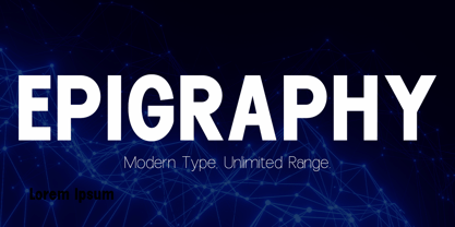 Epigraphy Font Poster 1
