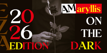 Amaryllis Font Poster 7
