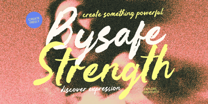 Bysafe Strength Font Poster 1