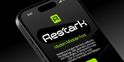 Restark Font Poster 5