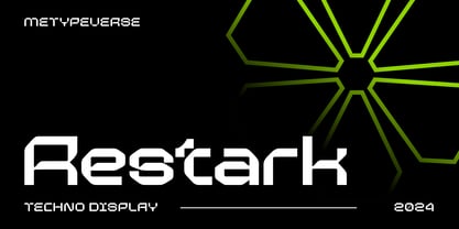 Restark Font Poster 9