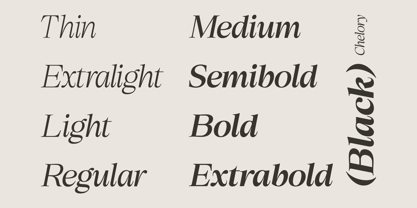 Cheroly Font Poster 10