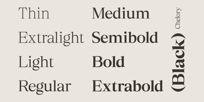 Cheroly Font Poster 9