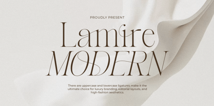 Lamire Modern Font Poster 1