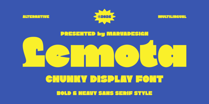 Lemota Font Poster 1