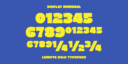 Lemota Font Poster 13