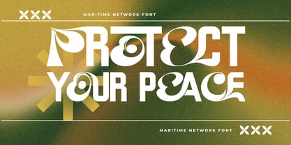Maritime Network Font Poster 3