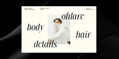 Mostena Font Poster 5