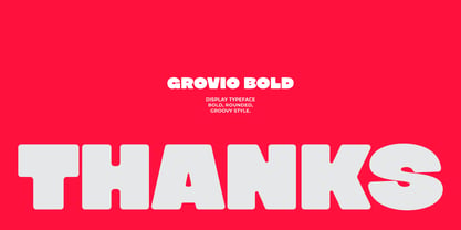 Grovio Font Poster 12