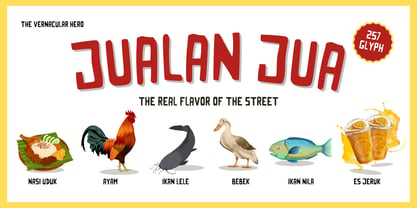 Jualan Jua Font Poster 1