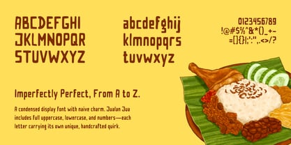 Jualan Jua Font Poster 2