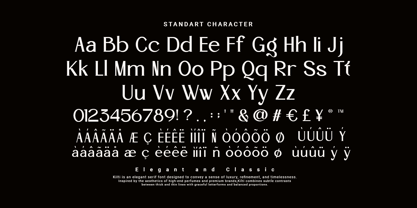 Kilti Font Poster 3
