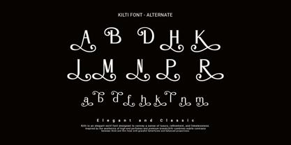 Kilti Font Poster 5