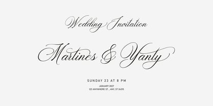 Martha Ruth Font Poster 3