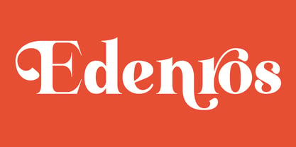 Edenros Font Poster 1