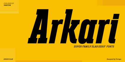 Arkari Font Poster 1