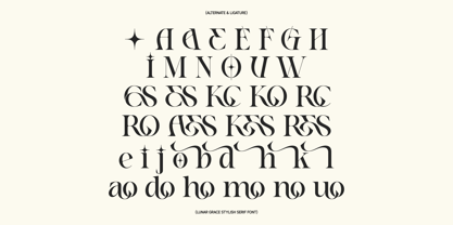 Lunar Grace Font Poster 6