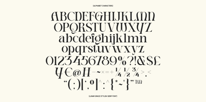 Lunar Grace Font Poster 7