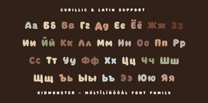 Kidmonster Font Poster 14