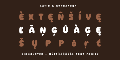 Kidmonster Font Poster 5
