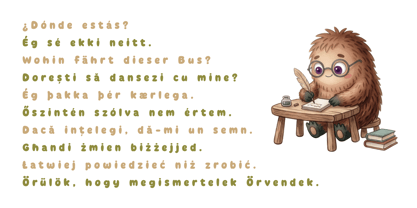 Kidmonster Font Poster 3