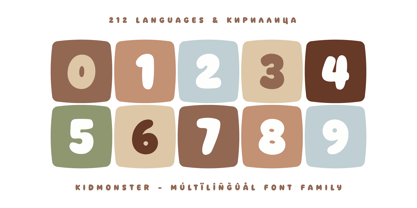 Kidmonster Font Poster 10
