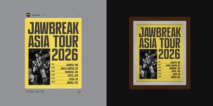 PRAK Breakstrike Font Poster 3