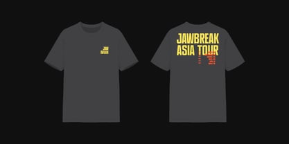 PRAK Breakstrike Font Poster 4
