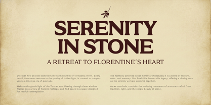 Casella Font Poster 12