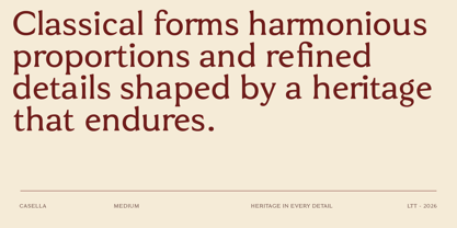Casella Font Poster 4
