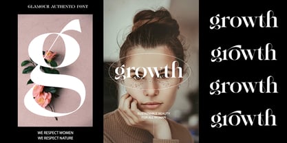Glamour Authentic Font Poster 4