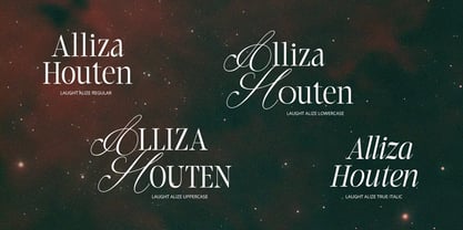 Laught Alize Font Poster 3