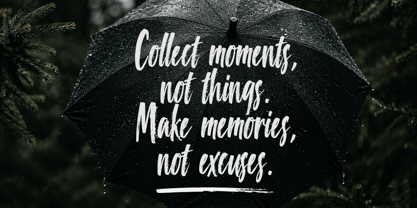 Black Stroke Font Poster 5