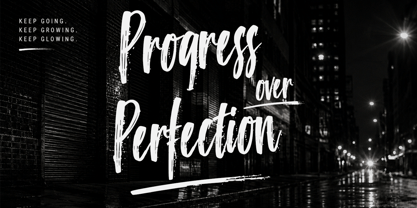 Black Stroke Font Poster 4