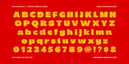 Revan Bright Font Poster 15